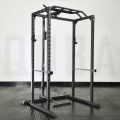 HOME GYM POWER RACK WITH CABLE PULLEY SYSTEM LAT/ROW ATTACHMENT. 