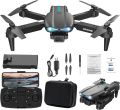 E88 Drone RC Drones Pro 4K HD Dual Camera GPS WIFI FPV Quadcopter Foldable Bag 3 Battery. 