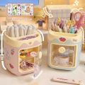 【Funny Bunny Toy Store】Multifunctional Kawaii Pen Holder Brush Pot Pencil Case Desktop Children Student Stationery Storage. 