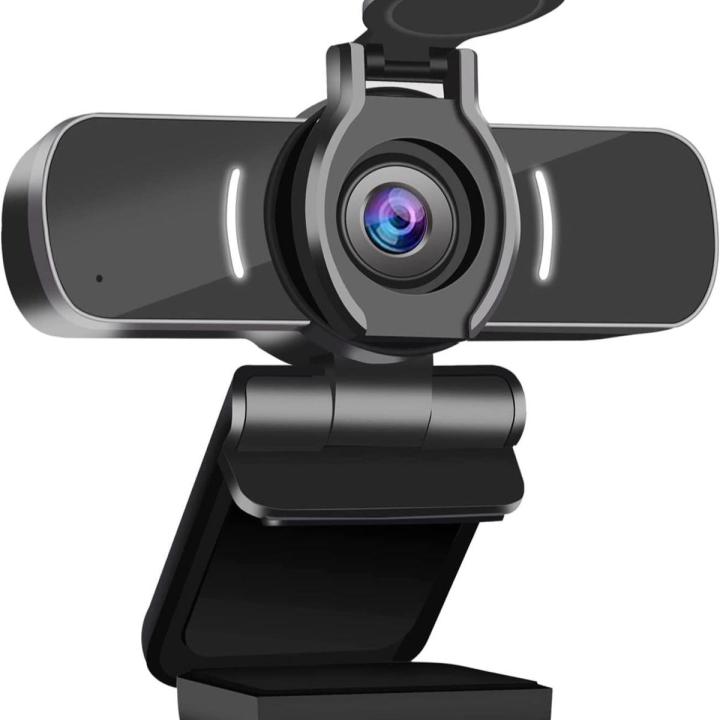 LarmTek Webcam for Pc,1080P Webcam with Webcam Cover,Usb Computer Camera with Built-in Mic for Live Streaming Gaming Calling Video Conferencing,W5,UK