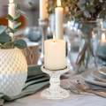 Decorative Candle Stand Wooden Table Candle Holder for Bar Dining .9x9.9x9.9cm. 