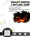 Bike Atmosphere Interior RGB LED Strip Light 12 V. 4Pcs 72 LED. Multi Colour with sound active function with remote.. 