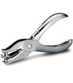 Single One Hole Punch Machine - Silver. 