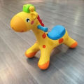 Evergreen - Learning Fun Rocking And Riding Giraffe With Lights And Music - 2 In 1 Function For Kids Toddler Activity Toy. 