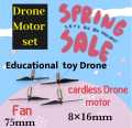 Mini drone motor with propeller.. 