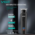 VGR V-937 USB Charging Barber Professional Hair Clipper | Cordless Hair Trimmer for Men with LED Display. 