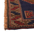 Authentic Hand-Woven Turkish Design Super Quality Home Decor Blue Color Qaleen  2'8 x 4'5 (ft)  #R19640. 