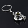 Mini Turbo Turbocharger Keychain Spinning Turbine Key Chain Ring Keyring MJ. 