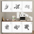 Self Adhesive Paper For Kitchen Cabinet PVC Vinyl Sticker Waterproof  Decals For Home Kitchen Decor 2x2 Foot. 