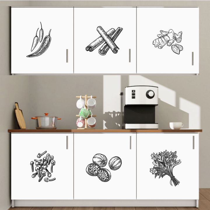 Self Adhesive Paper For Kitchen Cabinet PVC Vinyl Sticker Waterproof  Decals For Home Kitchen Decor 2x2 Foot