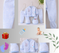 Imported New Born Baby Clothes - Winter Newborn Baby Dress Set | New Born Garam Clothes | 5Pcs Winter Suit for Boys Children | Newborn Baby Starter Set Fleece - 0-6 Months 5PCS Set Spring Fall Newborn Outfits. 
