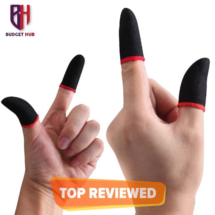 ALOGY - Pair Of Pubg Trigger Thumb Gloves - Free Fire Finger Sleeve By rafias collection