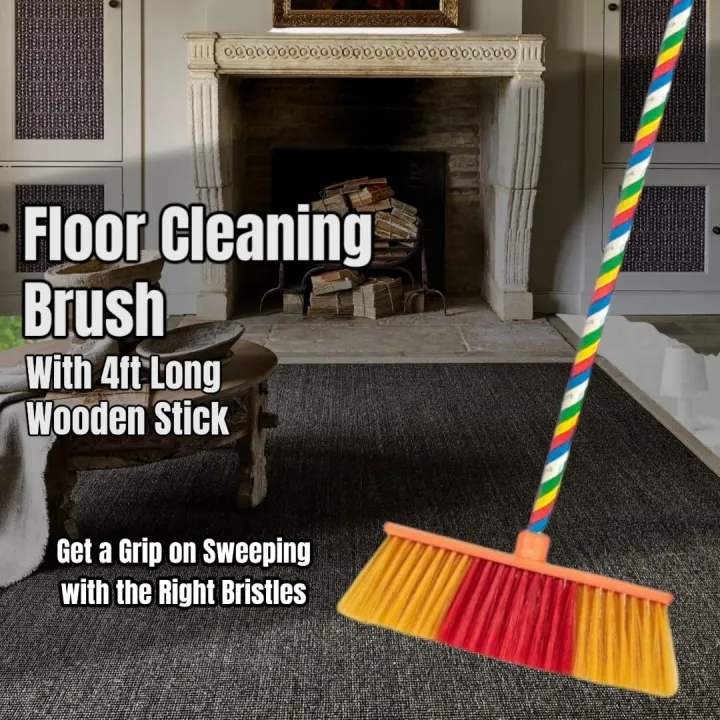 Floor%20Cleaning%20Brush%20With%204ft%20Long%20Wooden%20Strong%20Rod,%20Floor%20Sweeper%20Cleaning%20Tool%20for%20Indoor%20Outdoor%20-%20Image%204