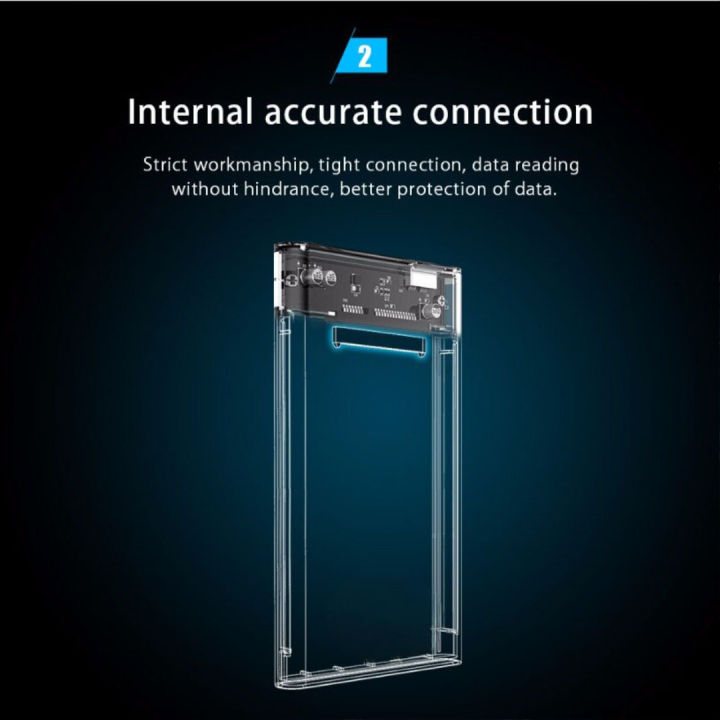 Speed-X%20HD-2025U3%202.5-Inch%20External%20Hard%20Drive%20Enclosure%20with%20USB%203.0%20Interface,%20Transparent%20Crystal%20Case%20for%20SATA%20HDD%20-%20Image%203