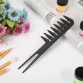 Pack Of 2 Portable Styling Comb Hairdressing Hair Comb Hair brush Professional High Quality Black Set Anti-static Makeup Haircare Hair Stylist Tool Set. 