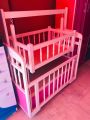 Baby Cot wooden jhula and bad with mettress & Portable Designed. 