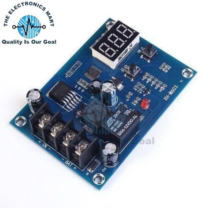 XH-M603 Battery Charging Control Module DC 12V-24v Voltage Charging Discharge Monitor Relay Switch Battery Protection Board in Pakistan