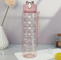 2000L Water Bottle with Straw,Brush,3D + 2D Strickers Transparent Portable Travel water bottles for Fitness,BPA-Free Hydration Bottle with Time Markers, Large Capacity Leakproof Water bottle. 