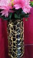 Beautiful vase guldan with flowers Size 1 feet / 12 inches - Flowers included - home and office table decoration - Postmodern Wall-Wall flower arrangement vase abstract minimalist décor woodlike vase planters Nordic Flower Ornament vase home decoration. 