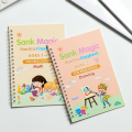 Sank Magic Practice Copybook – 4 Books with Magic Pen & 10 Ink Refills | Montessori Tracing & Handwriting Learning for Preschool Kids. 