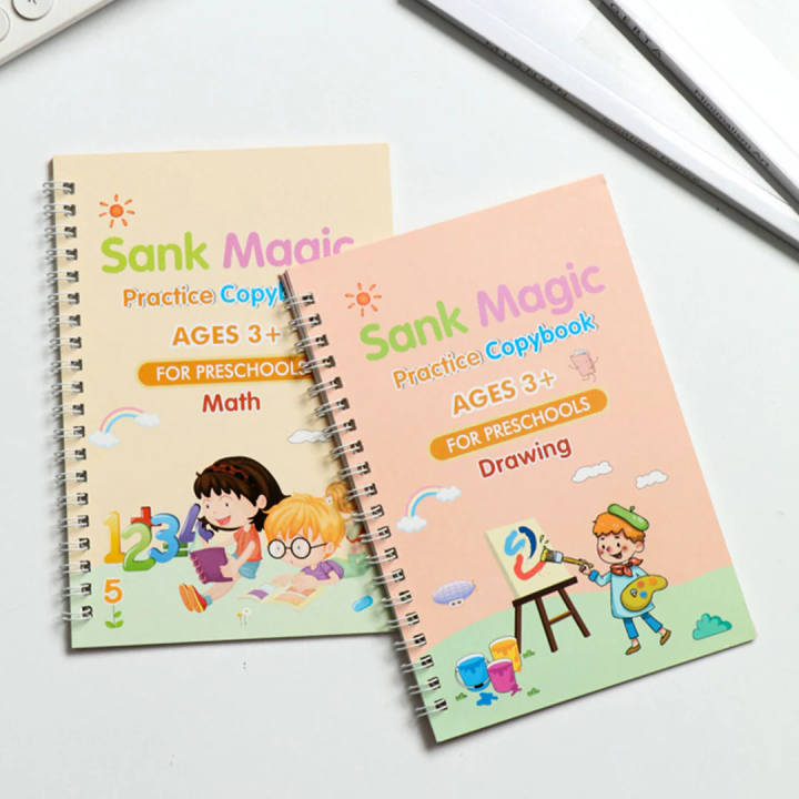 Sank%20Magic%20Practice%20Copybook%20%E2%80%93%204%20Books%20with%20Magic%20Pen%20&%2010%20Ink%20Refills%20%7C%20Montessori%20Tracing%20&%20Handwriting%20Learning%20for%20Preschool%20Kids%20-%20Image%203