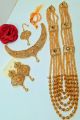 New collection Golden Crystal Girls Jewellery Set With Cristal Chain For Women Trendy Fashion Artical 463572. 