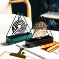 Iron Mosquito Coil Holder Triangular Shape Mosquito Repellent Incense Rack Anti-Scald Mosquito Coil Holder. 