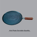 Iron Hot Plate Full Size Metal 12 Inch 13 Inch 14 Inch Durable Quality Heavy Duty for Roti Maker Hot Plate Iron Tawa 33cm Tawa for Pratha Dosa Maker Iron Pan for Chapati Ulta Tawa Metal Loha Tawa Original With Wooden Handle. 