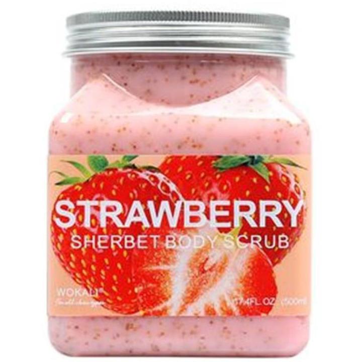 WOKLI  Cool Day Strawberry Face & Body Scrub 350 ml.(ORIGINAL)