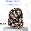 HLNB . Fendong Floral print school College Laptop backpack for teenage girls. 