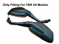 Side mirrors for Yamaha YBR all models Stylish Yamaha genuine fetting. 