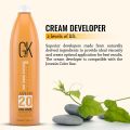 GK Hair Global Keratin Professional Creme 20 Volume Developer 33.8 Fl Oz for Coloring Bleach High-Performance Long Lasting Semi-Permanent Color Toner Dye. 