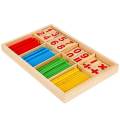 Montessori Mathematical Intelligence Stick Preschool Educational Toys. 