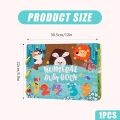Montessori Busy Books for Little Kids 2 Years Reusable Sticker Book Activity Book Sensory Toys for Kids for Preschool Educational Toys. 