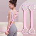 8 Pullers 8-Figure Stretcher Yoga Pilateselastic Band Elastic Rope Arm Back Shoulder Exercise Yoga Stretching Fitness Band Home Fitness Equipment Bodybuilding Resistance Strap Tension Rope Exercise Room. 