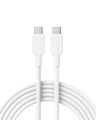 Anker 322 NYLON USB-C to USB-C Cable 60W 6ft + White. 