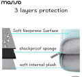 MOSISO Laptop Sleeve Bag 13 and 14 Inches , Unisex Neoprene Vertical Case with Pouch - Multicolor. 