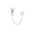 Cool Fake Piercing Lip Clip Earring Punk Chain Linked Earrings Hinged Lip Ring STARLITE. 