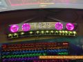 SOAIY SH39 RGB Color Bass Sound TF Card USB Flash Drive Auxiliary Microphone Input Home Wireless Bluetooth 5.0 PC Gaming Speaker. 