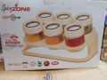 Masala rack spice Daba kitchen stand masala box new design 6pcs set. 