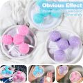 Flower Shape Washing Machine Cleaning Lint Hair Filter Remove Tool Mesh Bag - Multi. 