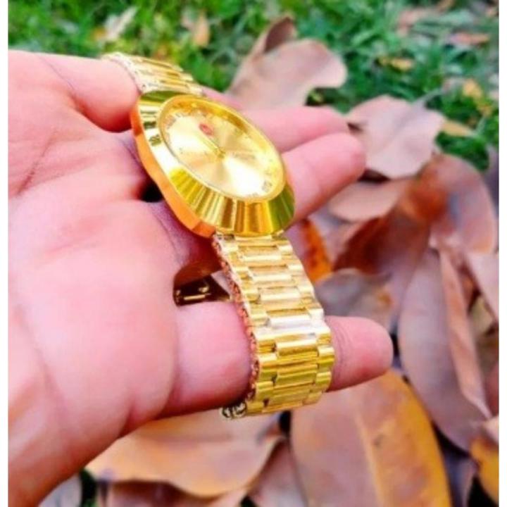Luxury Golden Chain Quartz  Watch For Men's