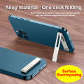 Alloy Phone Holder Grip Tok Fold Magnet Bracket Light Portable Desktop Stand Multi Angle Support Accessories For Iphone Xiaomi. 