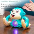 Rolling Banana Monkey Toys with Voice/Touch Sensor On Dancing Monkey Dancing Toy for Kids Rolling Electric Monkey for Children Doll Tumble Monkey Toy with Sound&Light Effects - Multi Color. 