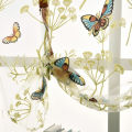 Roman Blind Flower Pattern Elegant Window Curtain for Home. 