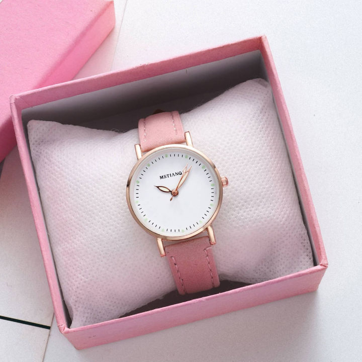 Elegant%20Leather%20Watch%20for%20Girls%20New%20Fashion%20Pink%20Watch%20for%20Women%20Stylish%20Watch%20for%20Office%20and%20College%20Girls%20-%20Image%205
