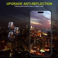iPhone 14 Pro / iPhone 14 Pro Max Camera Lens Protector, Ring lens Camera Screen Protector Cover Film Accessories, ( Deep Purple ). 