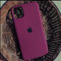 I Phone Apple PLUM Back Cover Silicon Case For All I Phone Models. 