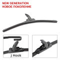 OEM Car Wiper Blades J U Hook 13 14 15 16 17 18 19 20 21 22 24 26 Windshield Windscreen Rubber Car Accessories 1PC. 