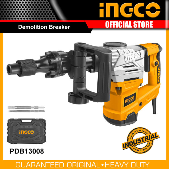 Ingco Demolition Breaker 1300W with 2pcs chisels and BMC box
